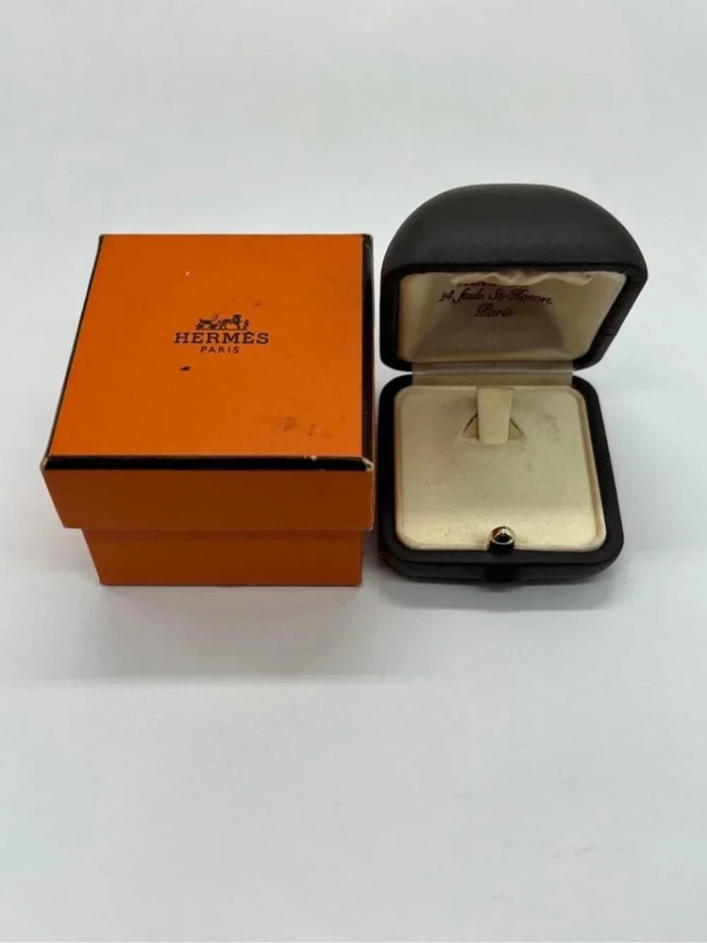 Hermes Clarte Ring Size 53 SV 925